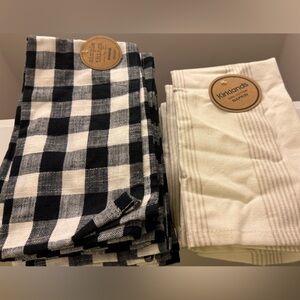Kirkland's Cotton Napkins- 2 Styles - NWT (1 Came Off) - 9 Total! Details Below!